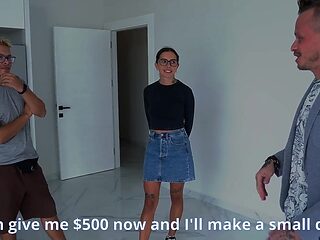 Real estate agent fucks my wife so we can get discount
