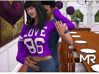 Dusklight Manor - Clit massage in the kitchen E1 #591