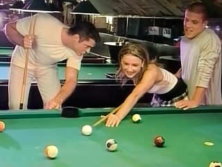 Man's manhood and pool hall get used in unique ways