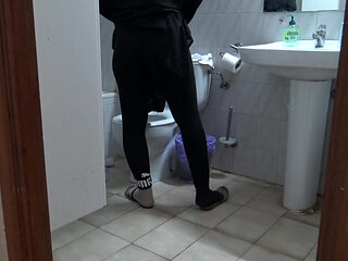 Muslim Woman Caught I Take Out My Big Black Cock for My Turkish Colleague.