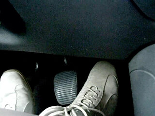 Driving and Pedal Pumping in Suede Soft Flat Boots