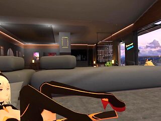 Stranded VR vutuber gets violated by a stranger