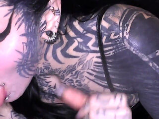 Tattooed Babes Are Ready to Suck and Deepthroat Some Long Dicks