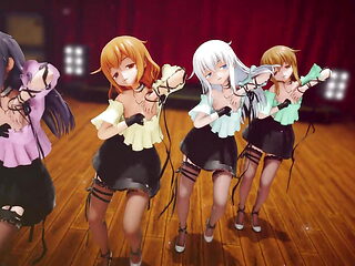 Mmd R-18 Anime Girls Sexy Dancing (clip 28)