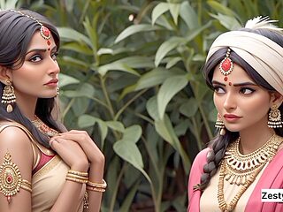 Desi Indian couple breaks their chastity with chocolate sauce on their mansion roof and then gets down in the shower