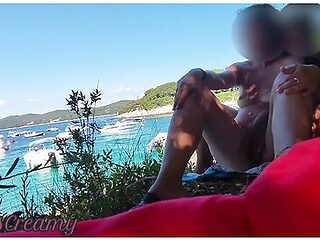 Extreme Nude Public Flashing My Pussy In Front Of Man In Public Beach And He Helps Me Squirt