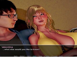 Ambling, young student, young stud