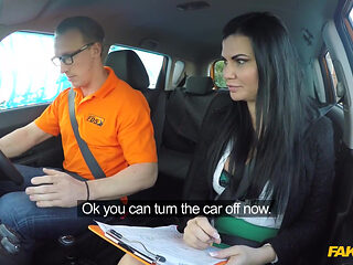 Fake Driving School - Big Tit Instructor Jasmine Jae Gives Handsome Luke a Wild Deep Throat He Will Never Forget