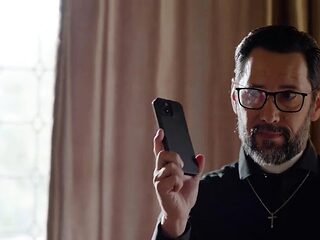 Anal fuck with a creepy priest who does creepy things