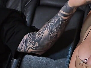 Mature Colombian Blonde Monique Fuentes, Fucks Her Driver in the Car - Brian Evansx