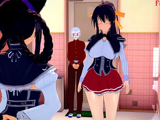 I Almost Fucked Teacher Rossweisse but Ended up Residing a BJ From Kuroka - Dxd Ntr Madness