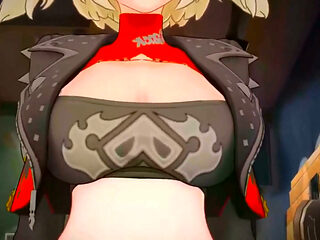 Zenless Zone Zero - Burnice White Riding a Dick - 3D Hentai Animations