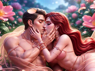 Extreme Close-Up Desi Kissing - Gold Jewelry Mein Sexy Indian Girl Aur Handsome Boy Ki Full Romantic Night