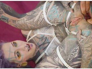 Tattooed Slut Bent Over And Begging Her Ass Gets Punished Balls Deep While That Pussy Stays Untouche