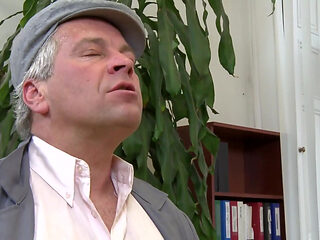Passionate Secretary Has Hot Number with the Janitor in the Office