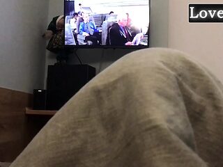 Step-sister seduces step-brother during movie break