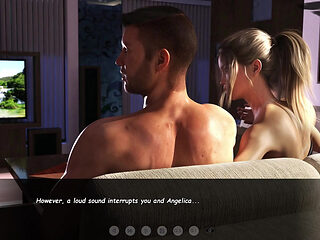Burning Boundaries 18 - Mike Fucks Lara in Doggy Then Gets Blowjob From Angelica at Night