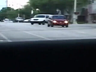 Robyn Foxx Dildos Her Pussy in My Back Seat