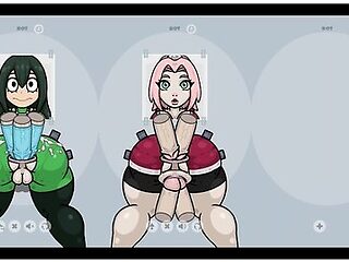 Fapwall [rule34 Hentai Game] Sakura From Naruto Is Taking 6 Penis At Once