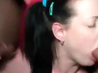 Huge Anal Foursome with Clair Brown - Black & White Orgy Cum in Mouth