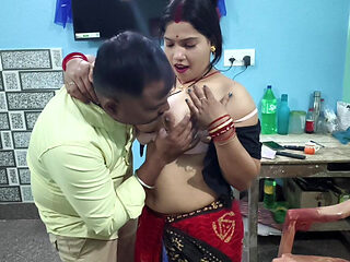 Hot Indian MILF Maid Wife Is Seducing and Fucking Hard, Desi Sex Video