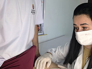 University Emergency: Nurse Examines Student with Persistent Erection