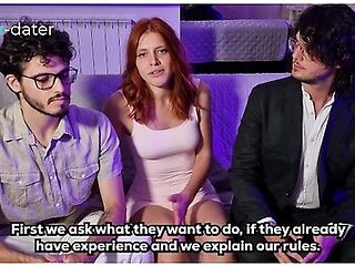 First Porn Casting And Interview Degenerates Into A Dirty Threesome - 2 Guys 1 Girls Fmm