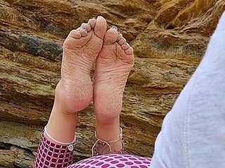 Lesbian girls foot fetish