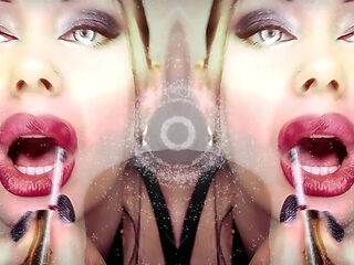 Mesmerizing ASMR & eye contact! My lips will penetrate right inside your mind and will take everything from you