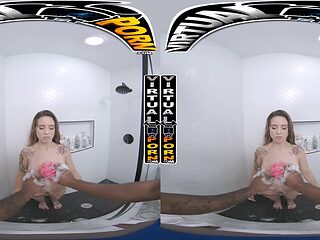Virtual luck - Anne's wet pussy receives your hard cock and explosion