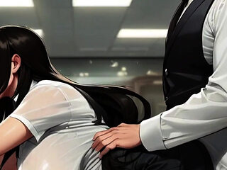 The Boss Brought His Secretaries BBC for Lunch