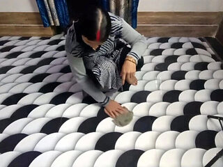 Indian Maid Caught Cleaning Room - Owner Fucks Teen 18yo Hardcore