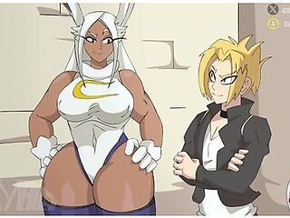 Car Toon In My Hero Academia Mirko Parody (artist: Funnymahem)