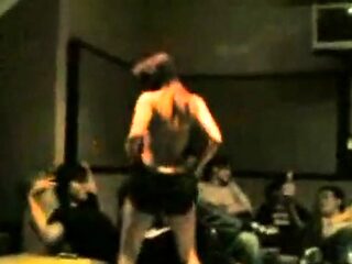 Indonesian Babe's Striptease Under the Meteor Shower