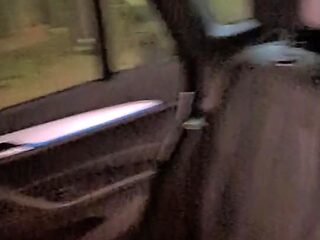 Cheating MILF moans loudly as doggystyle gets pounded in car