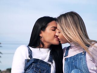 Apolonia's Hot Lesbian Affair Ignites Wild Pool Table Passion