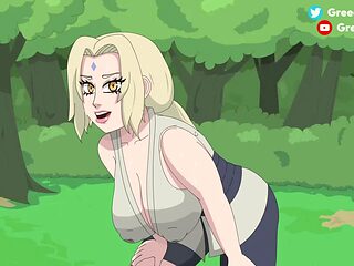 Tsunade takes charge and gives Sakura a wild ride with futa powers