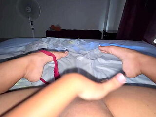 Emelyn Hot Latina College Student Masturbates Wet Pussy Solo - No Boyfriend, Real Orgasm & Female Ejaculation