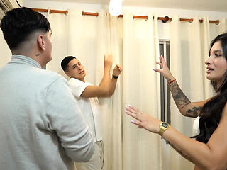 Salome Gil Colombian Teen Fucks Client After Massage - Big Tits Blowjob & Facial in 4K