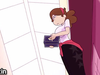 She invited her friend to the bathroom