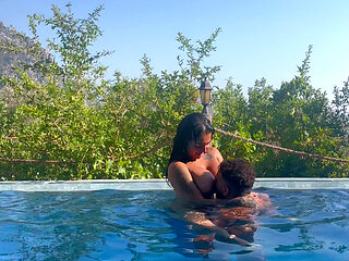 Being Unfaithful to My Husband with the Huge Cock Neighbor in the Pool Yasmina Khan