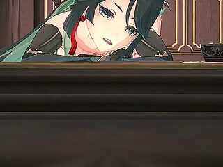 Genhin Impact - Xianyun Craves Big Black Cock After Getting Bored of Average Dick - 3D Hentai Animation