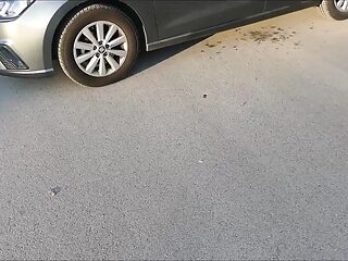 Flashing in the park and finger fucking a friend's pussy