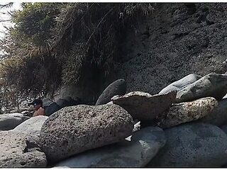 1st Part: Alone At The Beach With Transparent Slip. Two Strangers Next To Me