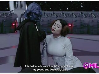 Princess Leia In Cum Wars: Master Yoda Fucks