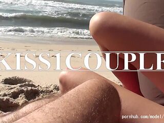 Sea-side nude scene of happy ending