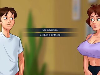 Yoga pants fantasy with loud moans and animated adventures