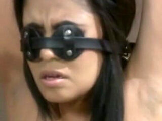 Blindfolded teen pussy punishment for Valentines day