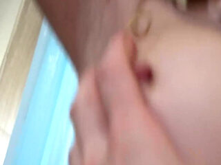 Mypervyfamily - Perving on My Petite Teen Stepsister in the Shower - Kenzie Reeves