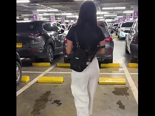 Petite Latina takes a stranger's cock in public POV scene